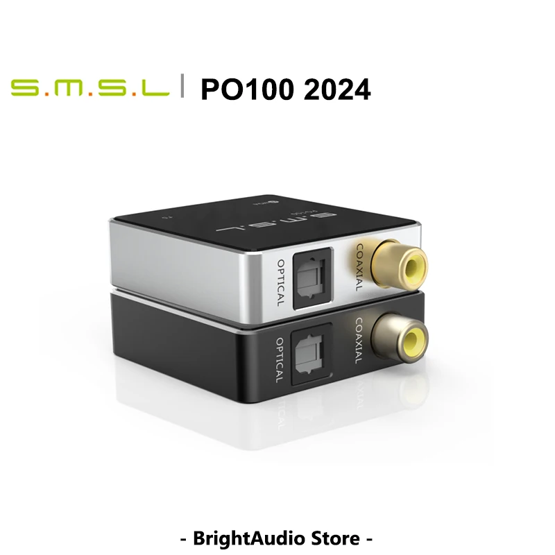SMSL PO100 USB Digital Interface DSD DOP64 XMOS XU316 TYPE-C Input OPT/COAX Output audio interface sound card