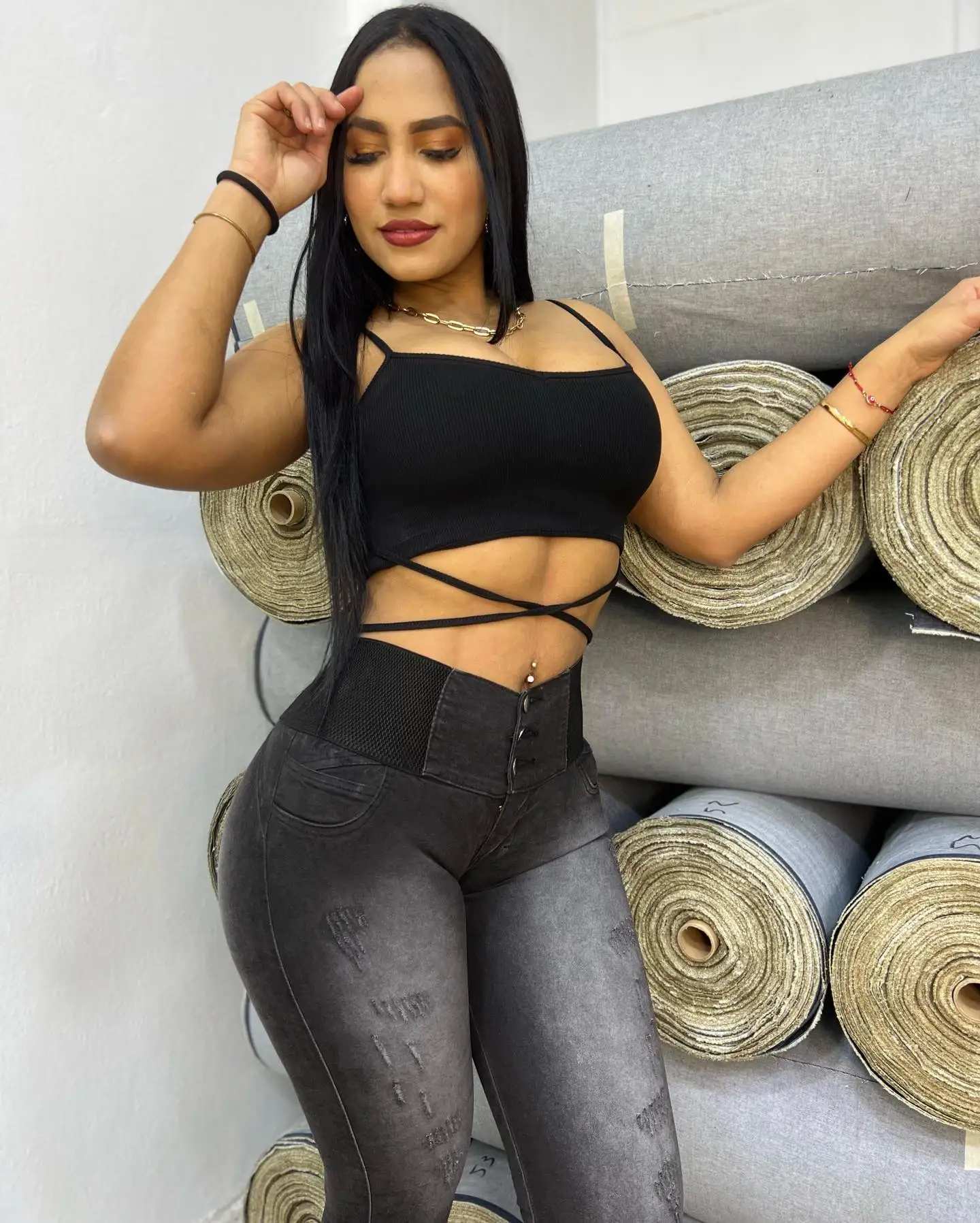 2023 High Waist Xshape Sexy Hip Lift Perfect Figure Tight Jeans for Women Spicy Girl Trendy Office Party Lady Denim Pants 2023 high waist xshape sexy hip lift perfect figure tight jeans for women spicy girl trendy office party lady denim pants