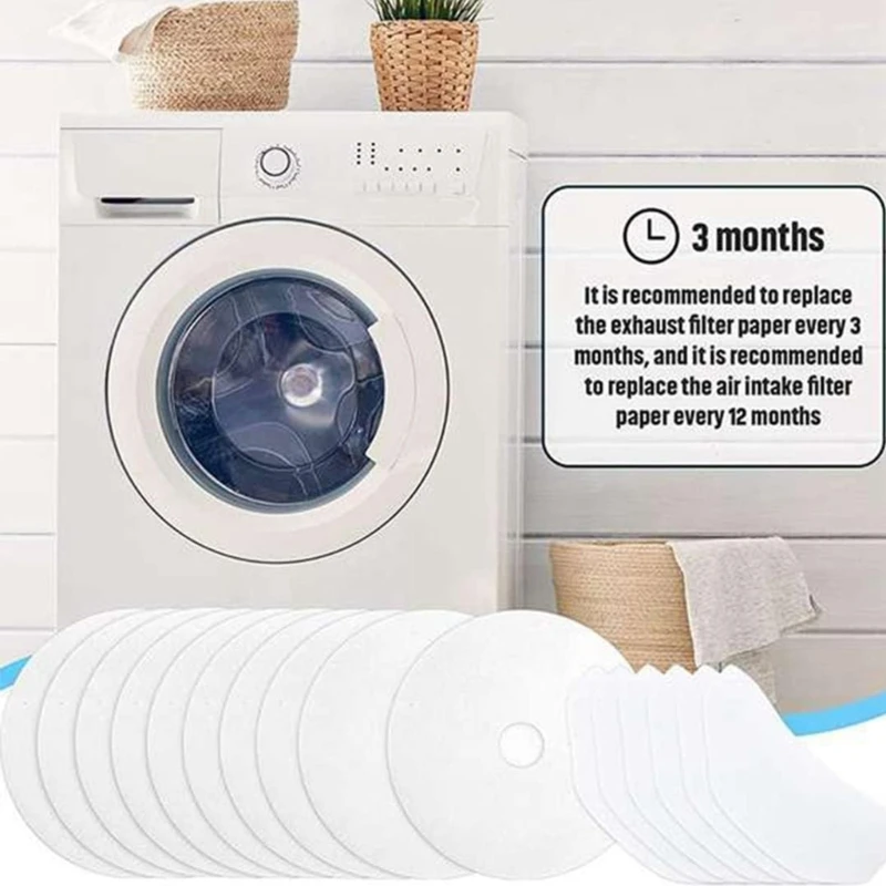 20/25/30/40 Pz Filtro Scarico Asciugatrice Universale Asciugatrice Portatile Filtro Lanugine Ricambio Per