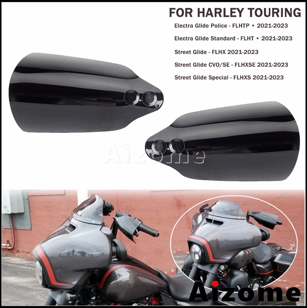 

For Harley Touring Hand Guards Motorcycle Handguard Cover Fit Electra Glide FLHT FLHTP Street Glide FLHX FLHXSE FLHXS 2021-2023