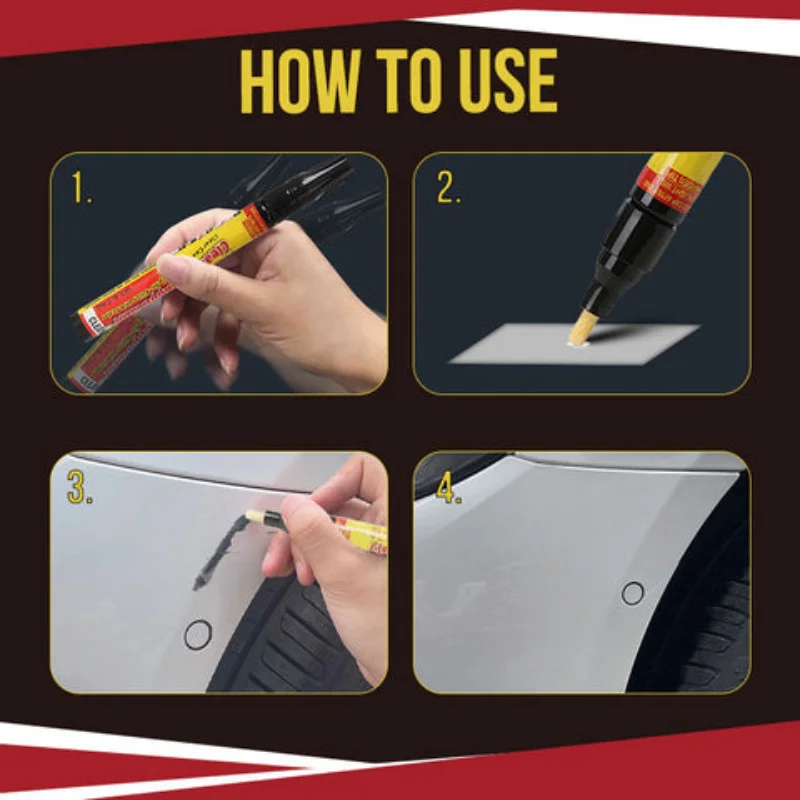 Car Scratch Repair Auto Paint Pen Clear Coat Applicator Scratch Remover Auto Care