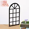 3pcs 1:25 Dollhouse Mini Window Model Plastic  Frame Square Windows Scence Doll House Build Accessories Miniature Furniture Toys 2