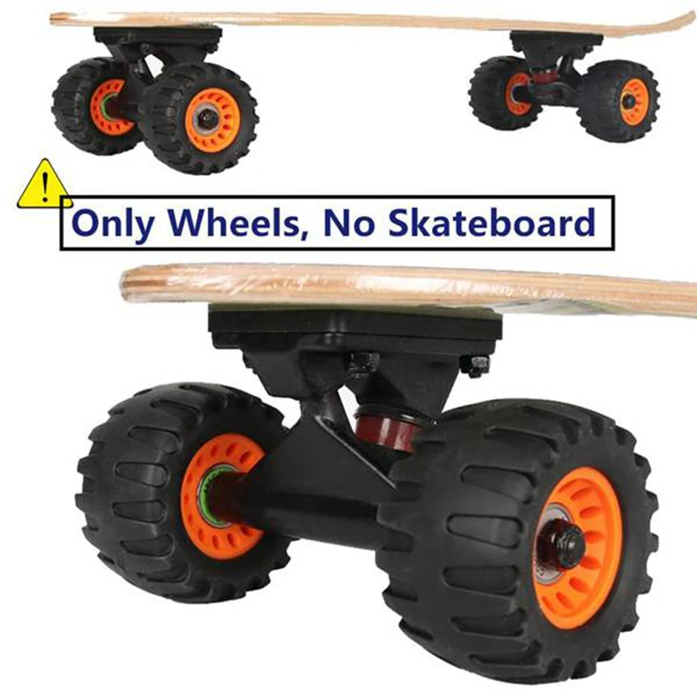 All Terrain Off Road Skateboard Longboard Wheels Set of 4 