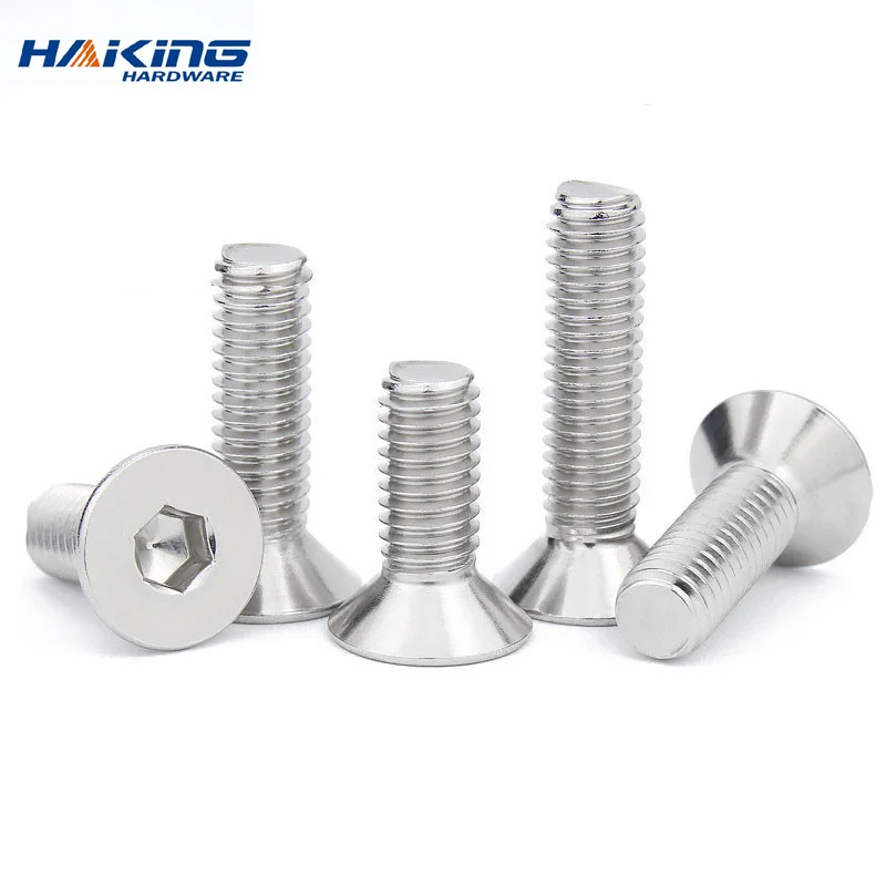 Hexagon Socket Head Bolt M2 M2.5 M3 M4 M5 M6 M8 304 A2 Stainless Steel Black grade 10.9