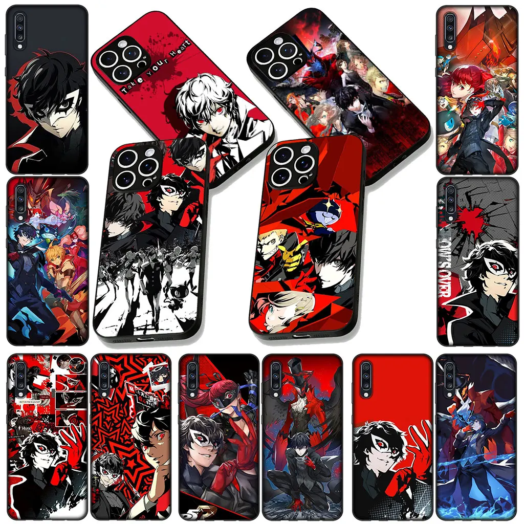 Durable Soft Phone Cover with Game Personas Poster Design