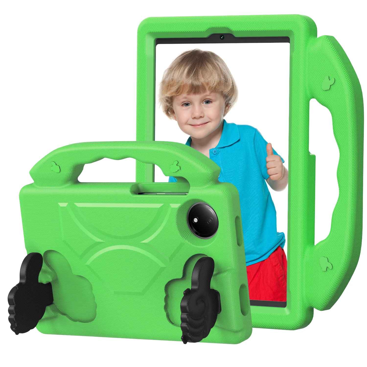 Durable Shockproof Tablet Case with Handle - Lightweight and Drop-Proof