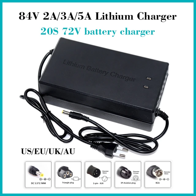 67.2V / 5A charger (GX16-3p connector) – Lifty Electric Scooters