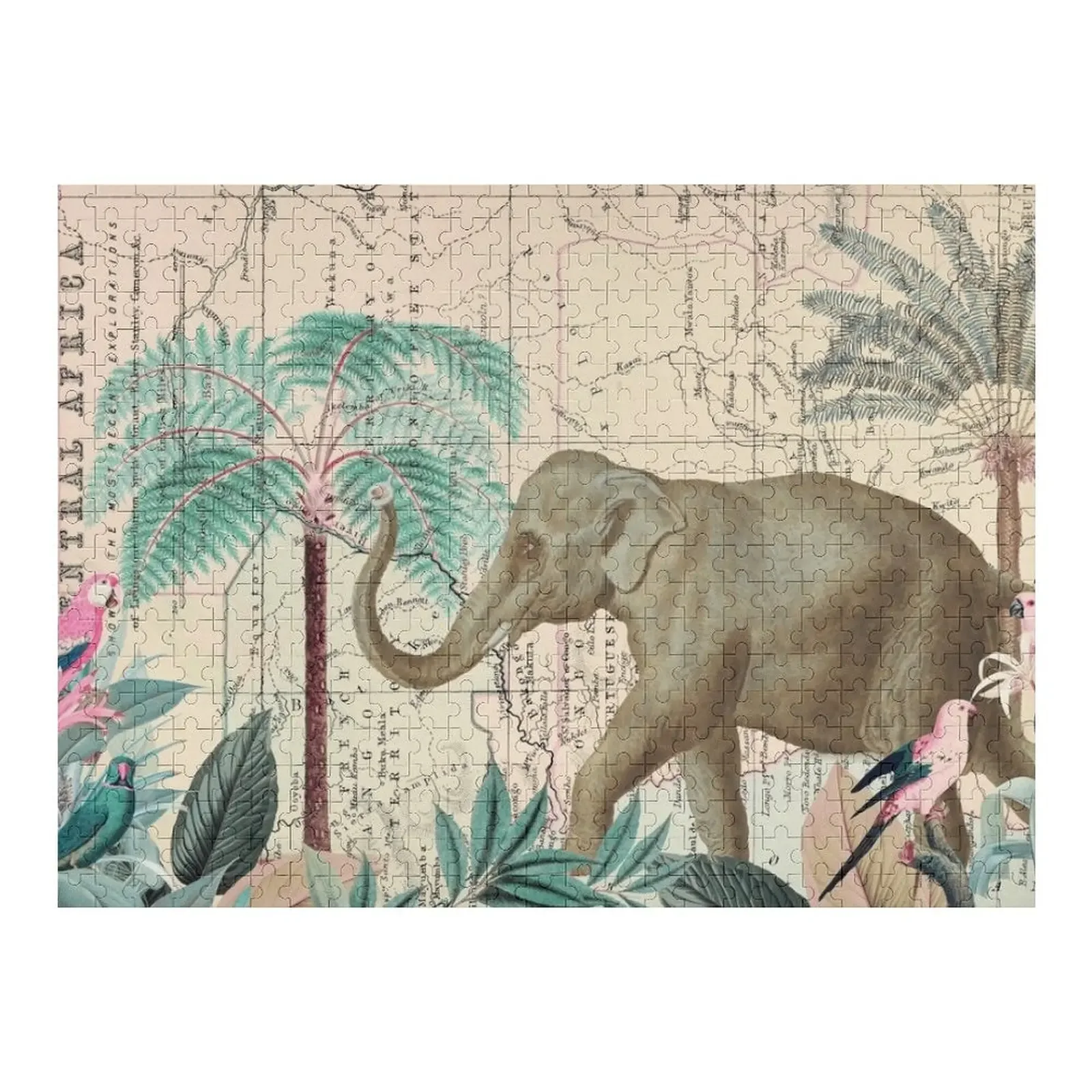 

The Journey of the Elephants Jigsaw Puzzle Wooden Compositions For Children Personalized Gift Ideas Personalized Baby Toy Puzzle