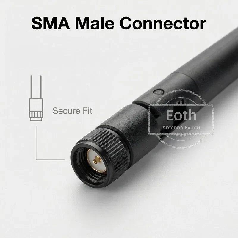 Eoth 5개 묶음 868MHz 메쉬타스틱 안테나 게인 5dbi SMA Male GSM 915 868 MHz 안테나 신호 증폭기 로라완 안테나 낮은 VSWR