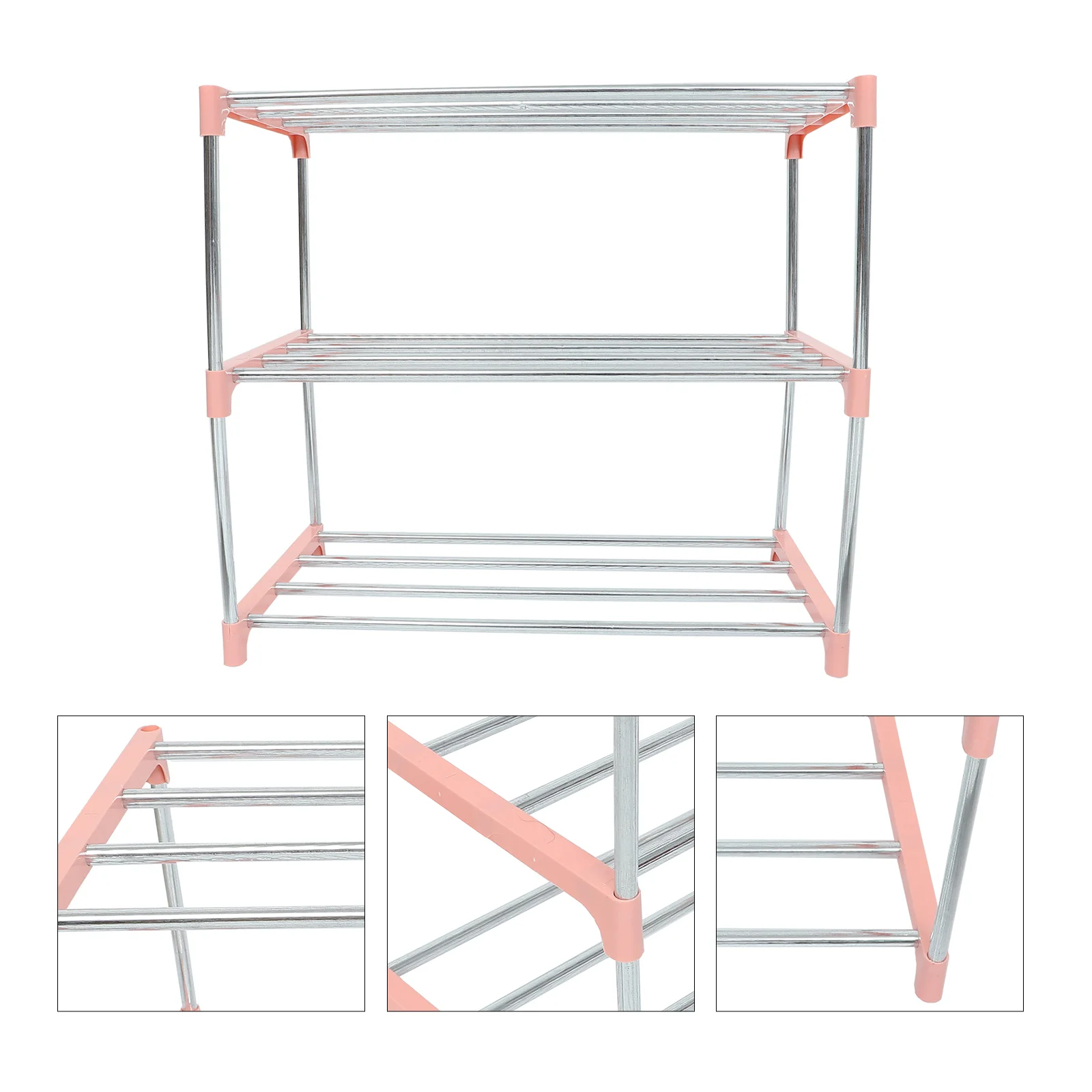 

Simple Multi Layer Shoe Rack Stainless Steel Easy Assemble Storage Shoe Cabinet Shoe Rack Hanger Home Organizer Accessories #G