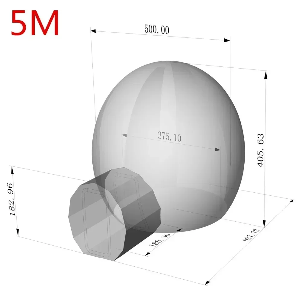Outdoor Camping Transparent Inflatable Bubble Tent Hemispheres Clear House Garden Cabin Lodge Starry Sky Dome with Free Blower
