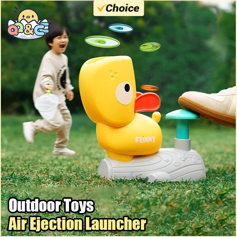 ABS Kids Foot Launcher Toy Outdoor Flying Disc