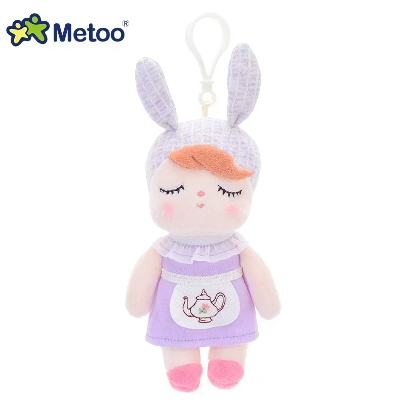 thumbnail image 1 of Metoo Doll Toys Mini Angela Keychain Stuffed Rabbit Plush Sleeping Metoo Doll Toys For Girls Newborn Baby Birthday Holiday Gifts, 1 of 5