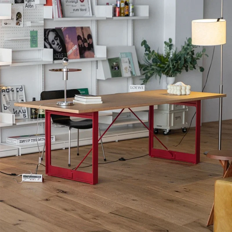 Nordic Solid Wood Conference organizer Italian Minimalist Designer Office computer desk organizer Simple Mesa Office Furniture