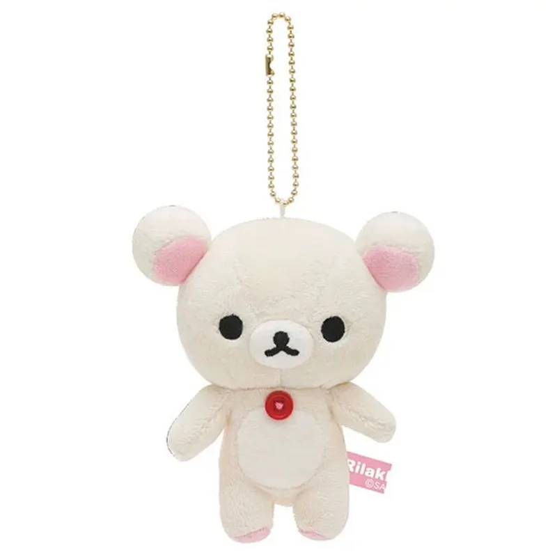 

New Rilakkuma Korilakkuma Plush Keychain Small Pandent Kids Stuffed Toys For Children 12CM