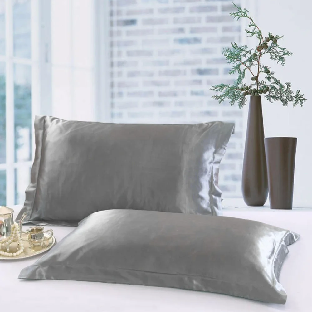 Pillowcase Silk Pillow Cover Silky Satin Beauty Pillow Case Comfortable Breathable Pillow Case Home Decor Wholesale Dropshipping 2