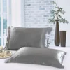 Pillowcase Silk Pillow Cover Silky Satin Beauty Pillow Case Comfortable Breathable Pillow Case Home Decor Wholesale Dropshipping 2
