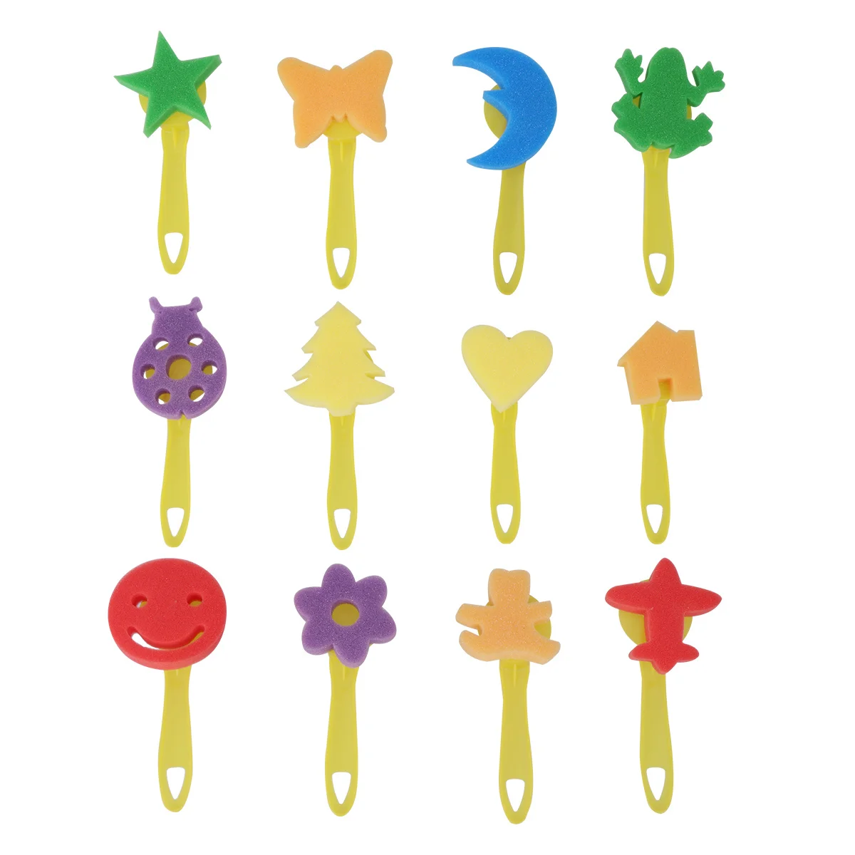 

Mini Toys Sponge Drawing Roller Graffiti Paint Brush Template Tool for Kids Child