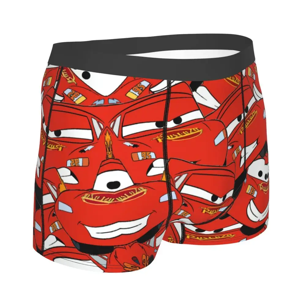 Custom Lightning McQueen Car Collage Boxers Shorts Men's Briefs Underwear Cool Underpants