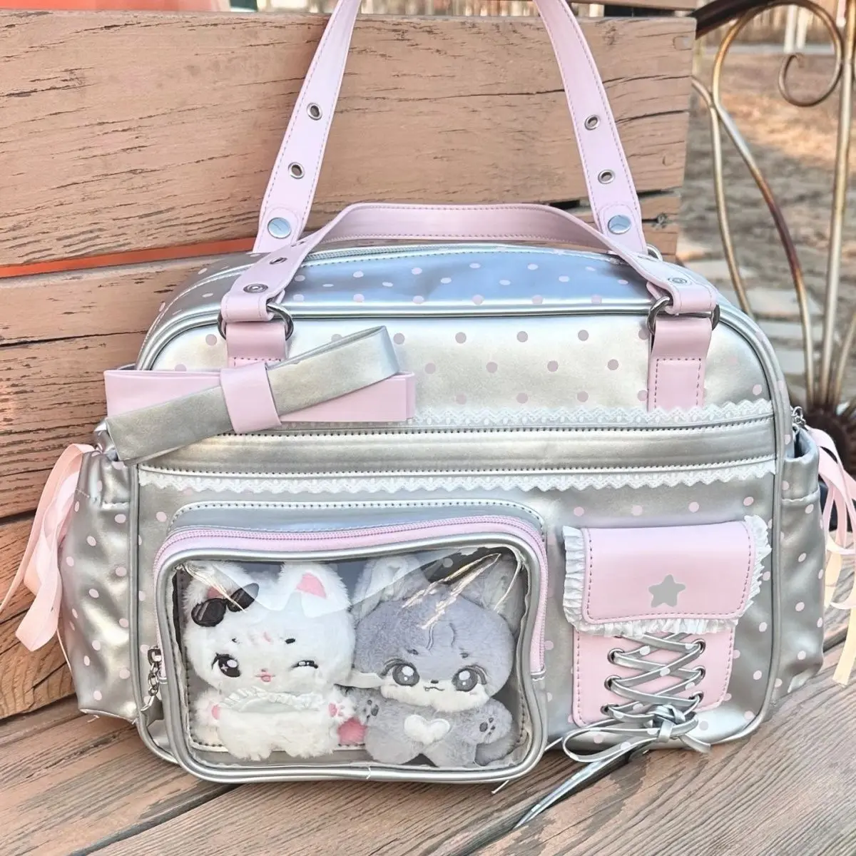 Kawaii Soft Pastel Ita Harajuku Tote Shoulder Bag - Special Edition