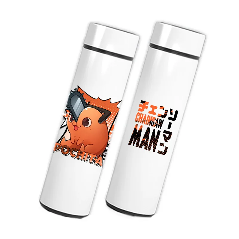 Chainsaw Man City Poster Water Bottle