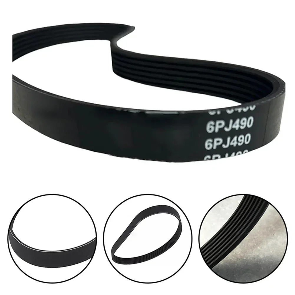 Lawn Mower Drive Belt Drive Belt 6PJ490 Quick Replacement For Qualcast Sovereign Mowers Outdoor Mowing
