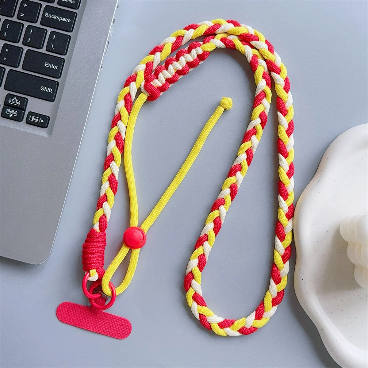 Adjustable Crossbody Phone Lanyard with Universal Case Connector