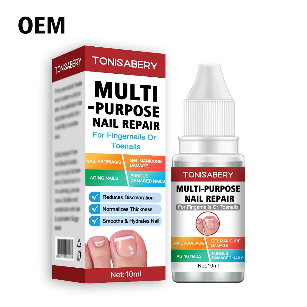 10ml Gray nail Repair Solution Hand and Foot Care Nourishing Repair Solution Moisturizing and Smoothing Nail Polish