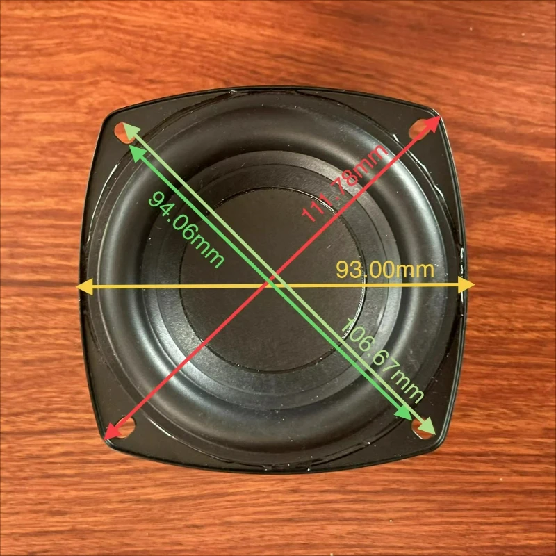 SOTAMIA 1Pcs 3.5 Inch Mid Woofer 4 Ohm 40W High End Audiophile Long Stroke Subwoofer Speaker DlY Bluetooth Speaker for JBL