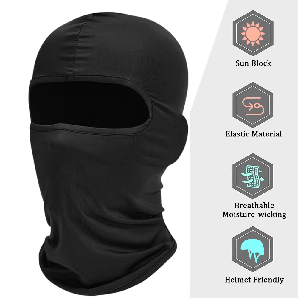 Balaclava Face Mask UV Protection Ski Mask Men Women Sun Hood Tactical Neck Gaiter Bandana Cycling Running Hiking Outdoor Sport 4