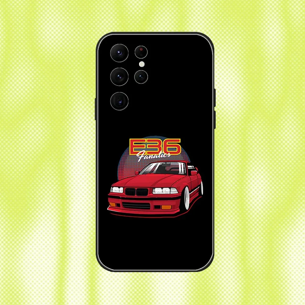 Vintage M3 E36 DTM-Inspired Phone Case - Black Soft Cover