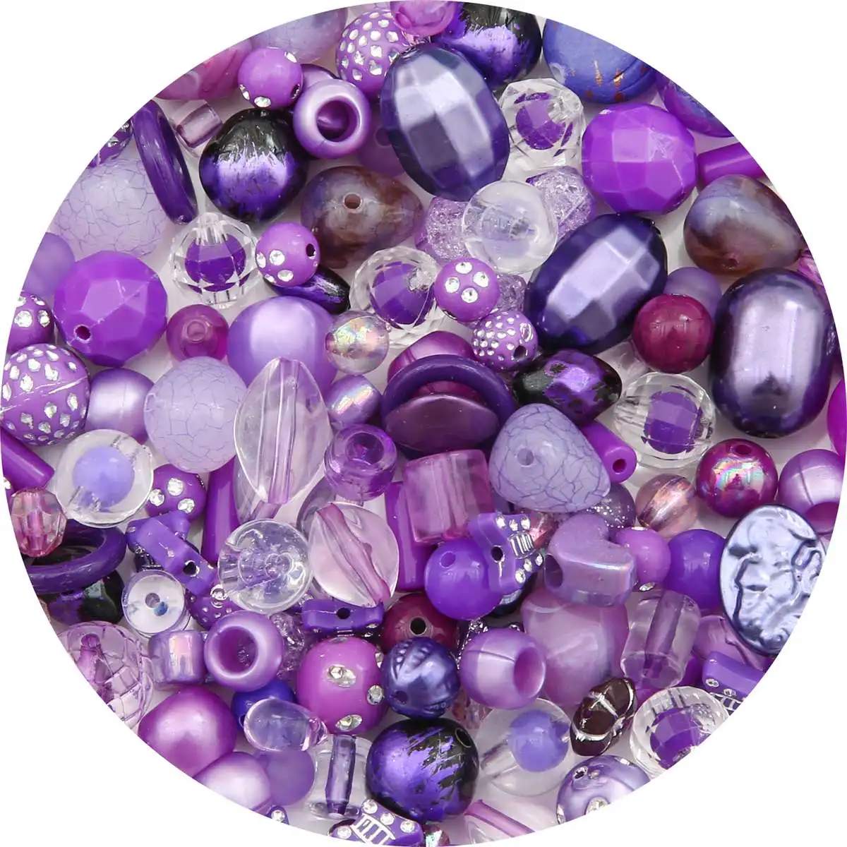 30g Lot gemischte klassische Acrylperlen lose Distanzperlen für DIY süße Schleife Armband Perlenmaterial Schmuckherstellung Zubehör – Detail 10