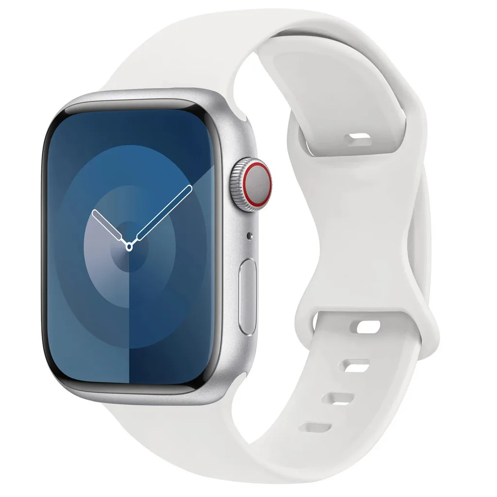 Premium Silicone Watch Strap - Compatible with Apple Watch Series