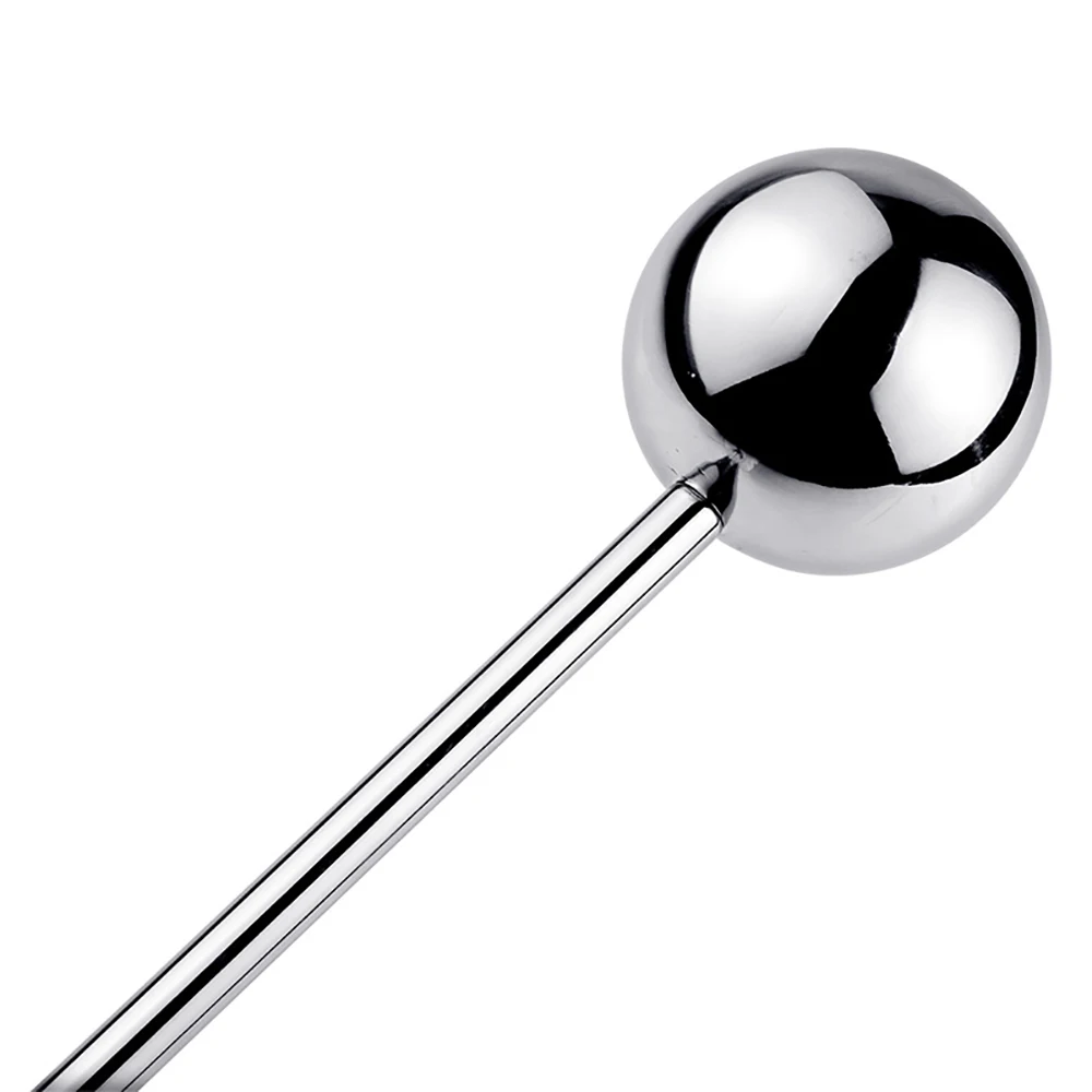 Sextoy Masculino Aço Inoxidável Plug Anal Contas de Bunda Varinha Ponto G Massageador de Próstata Masculino Bastão Dildo Duplo S_voghion.com