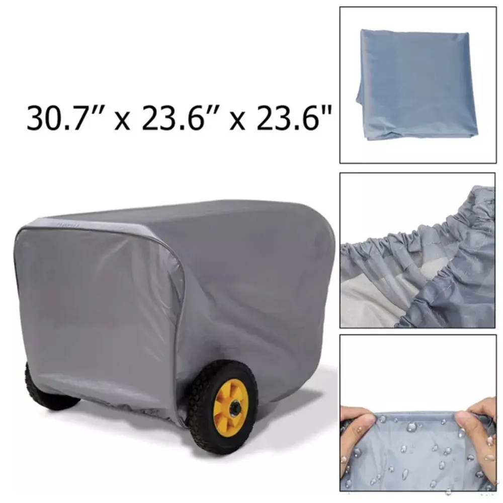 210D Waterproot Generator Dust Cover Protection Oxford Cloth All-Purpose Covers Furniture Covers Grey