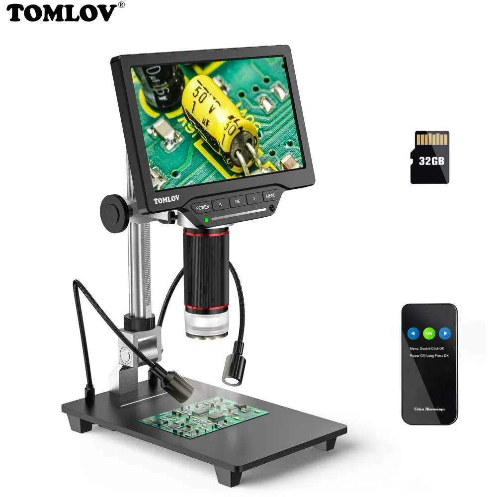 Tomlov Dm201 Pro Digital Hdmi Microscope High Definition Industrial