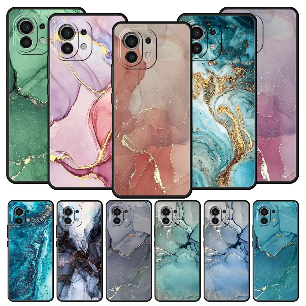 Marble Art Fashion Soft Shell Phone Case Cover
