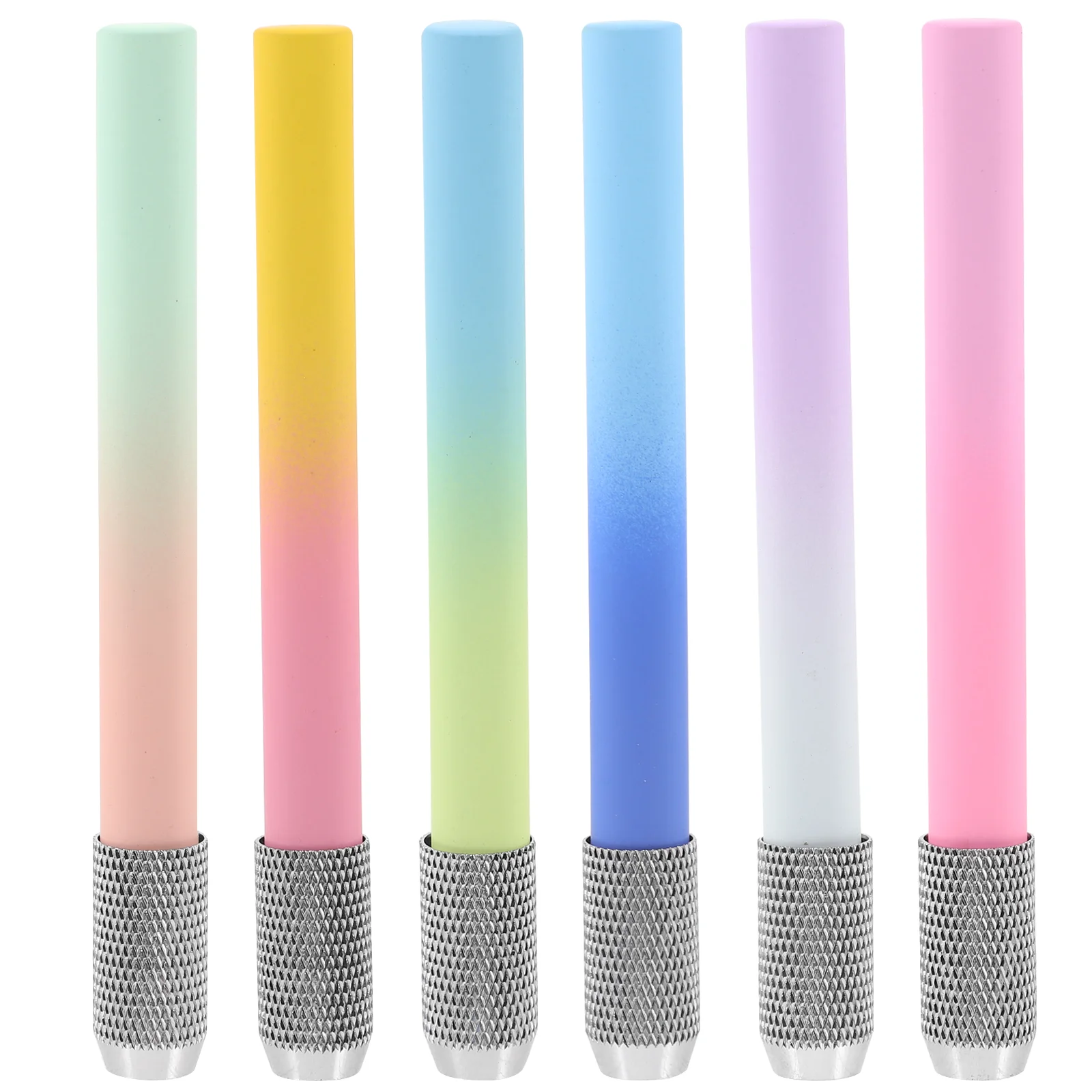 

6 Pcs Pencil Extender Professional Crayon Holder Charcoal Accessories Colored Pencils Plastic