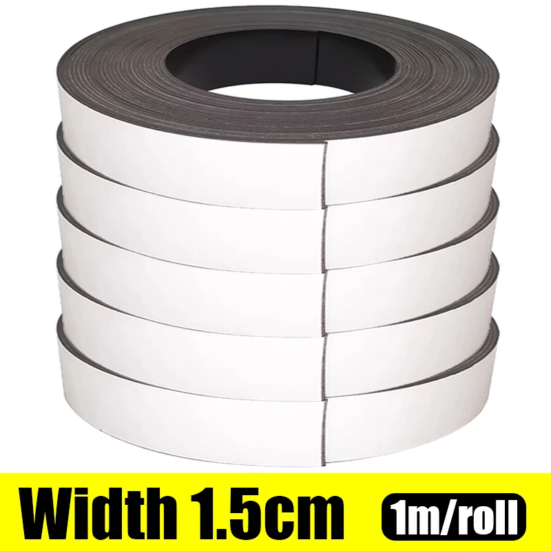 Versatile Self-Adhesive Magnetic Tape for DIY and Office Projects