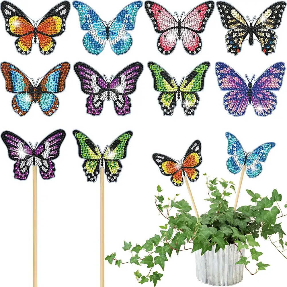 

Набор для алмазной живописи «бабочка», 8 шт.