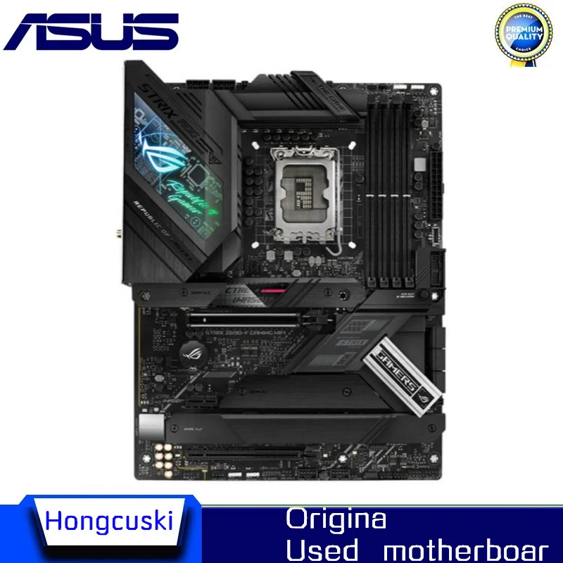 

Б/у Z690A для Asus ROG STRIX Z690-F GAMING WIFI D5 Оригинальный настольный компьютер для Intel Z690 материнская плата LGA 1700 поддержка 12900KF 12700K