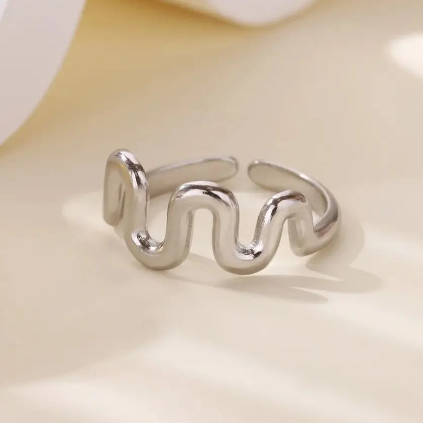 Fashion Geometric Jewelry For Women Gold Simple Adjustable Jewelry