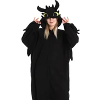 Kigurumi Onesie Cartoon Pajamas For Adult Women Men Animal Pyjamas How to Train your toothless Pajama Dragon Cosplay Costume 1