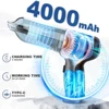 Car Vacuum Cleaner Wireless Portable Vacuum Cleaner 95000PA Strong Suction Handheld Mini Cleaner High Power Blower for Car Home 4