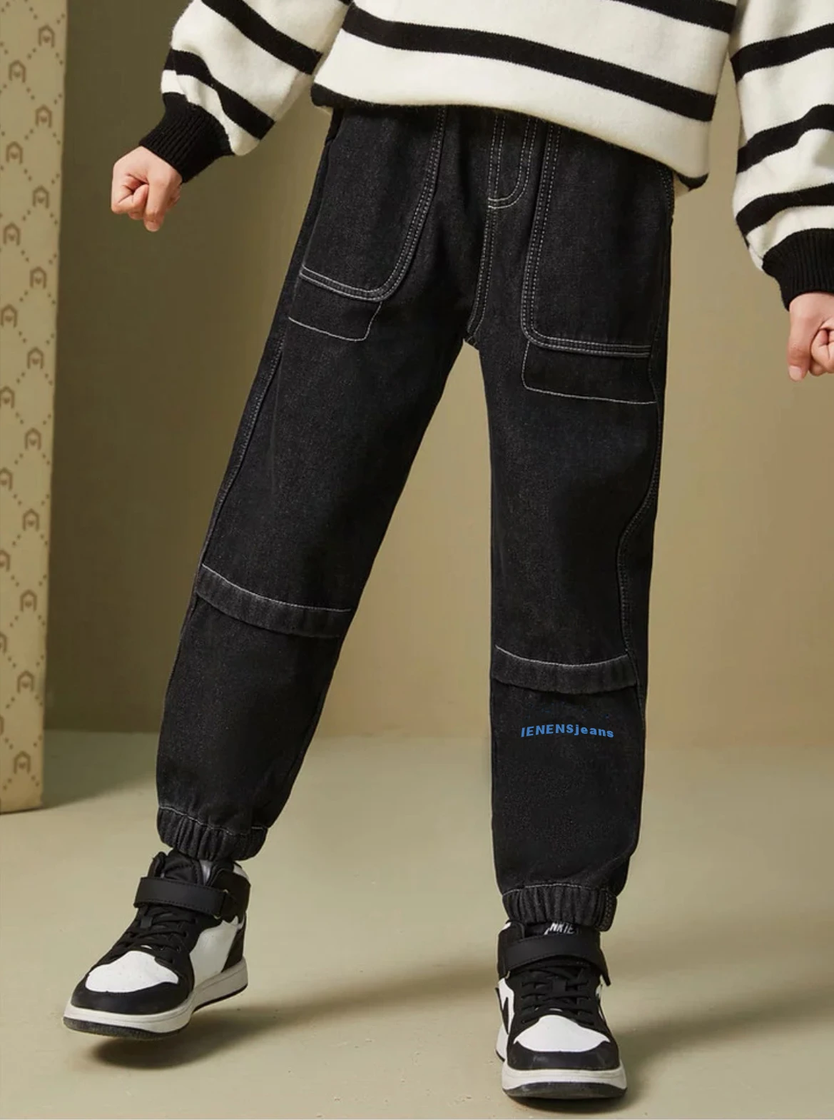 Autumn Boy's Jeans Clothes Kids Cowboy Pants Children Casual Denim Clothing Bottoms Trousers Baby Boy Casual Soft Jean kids pants boys jeans