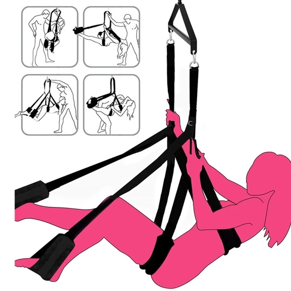 Sex Toys Couples Erotic Product Sex Swing Soft Furniture BDSM Fetish Bondage Door Swings Love Adult Games Chairs Hanging