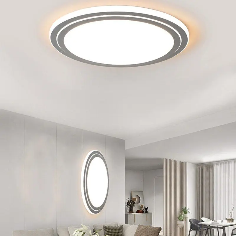 

Modern Round Ceiling Light LED Minimalist Dimmable Decorate Lamps Bedroom Living Rooms Dining Room Home Lighting Fixtures Lustre