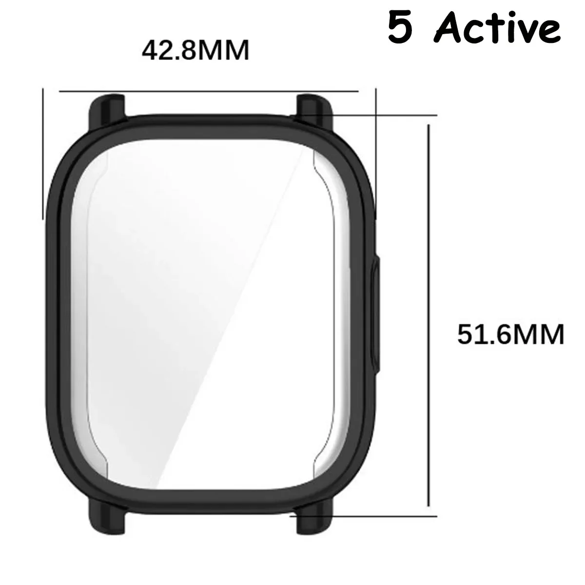 Premium TPU Screen Protector Cover for Smartwatch - Protective Shell for Enhanced Durability