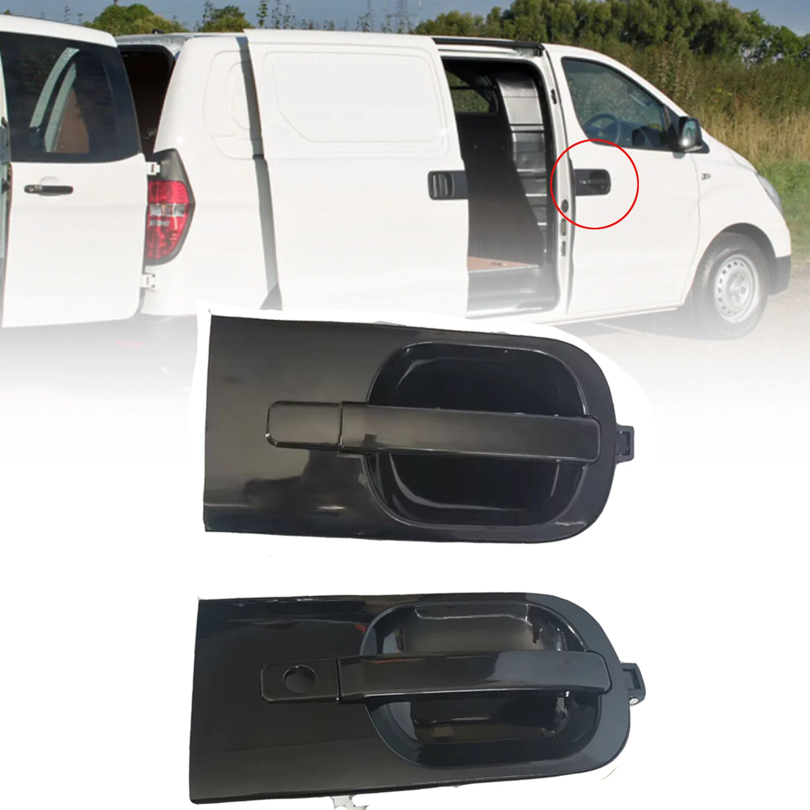 

For HYUNDAI H1 H-1 STAREX 2007-2009 2010 2011 2012 2013 2014 Car Front Left Right External Door Handle 82650-4H000 82660-4H000