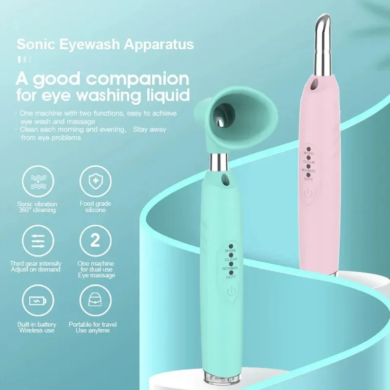 Electric 3in1 Eye Care Ultrasonic Eye Wash Water Sonic Wash Water Relieves Fatigue, Moisturizes S and Beautifies S